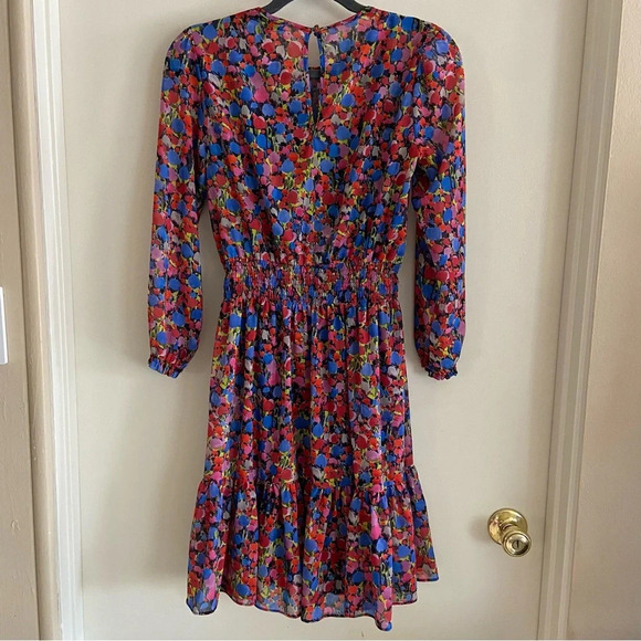 J Crew Cinched-waist dress in watercolor floral print - Picture 10 of 11